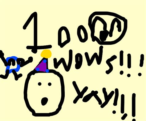 Thank you for 100 wow emotes! -Treesider - Drawception