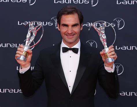 Roger Federer all smiles after winning two Laureus awards – Best pics ...