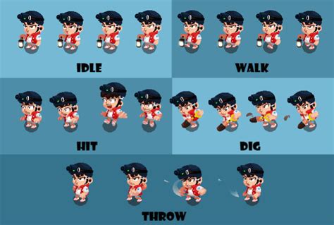 Make a pixel art character sprite sheet for your game by Utongakbar452 | Fiverr