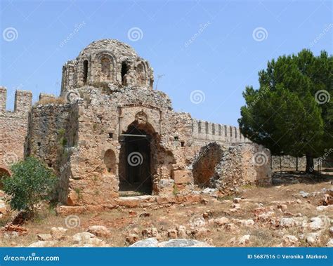 Alanya Castle Alanya Kalesi Is A Medieval Castle In Alanya, Turkey. Royalty-Free Stock Image ...