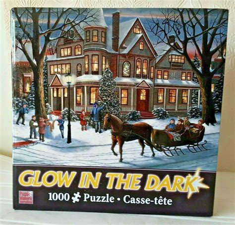 Puzzle Victorian Christmas GLOW IN THE DARK Jigsaw 1000 Pieces NEW # ...