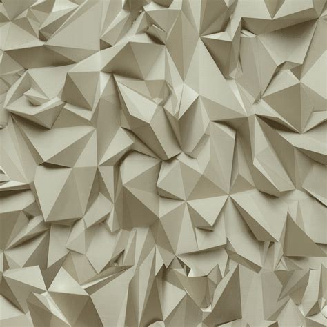 P&S 3D Effect Triangle Pattern Geometric Textured Wallpaper 42097-30