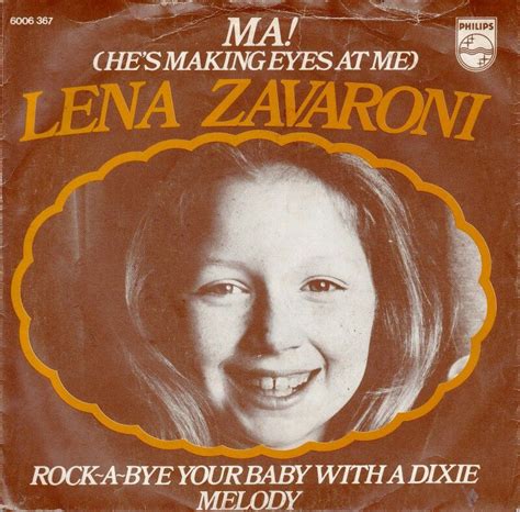 'Ma! (He's Making Eyes At Me)' by Lena Zavaroni. (1974) UK Top 10 hit. | Top 10 hits, Movie ...