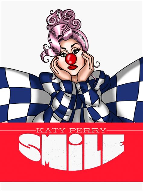 "Katy Perry - SMILE - Fanart" Sticker for Sale by roveridesign | Redbubble