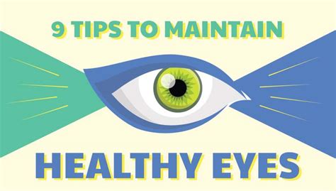 Tips To Maintain Healthy Eyes [Infographic]