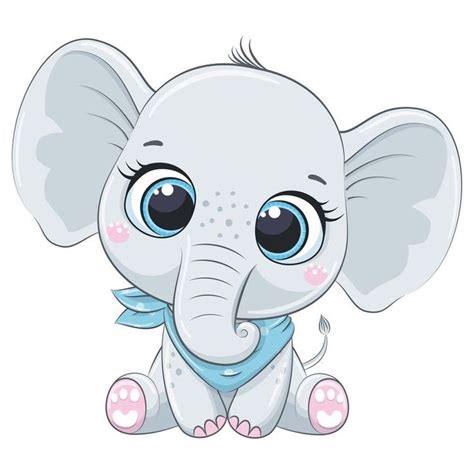 Pin en Cute..bichinhos | Dibujo elefante infantil, Elefantes bebé ...