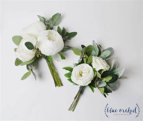 Bridesmaid Bouquet, Wedding Flowers, Wedding Bouquet, White And Green Bouquet, Greenery Bouquet ...