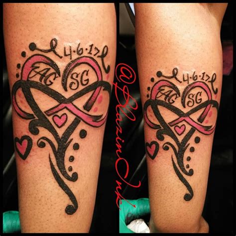 12+ Infinity Heart Tattoo With Names Ideas To Inspire You!