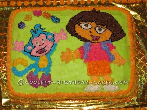 Coolest Dora and Boots Birthday Cake