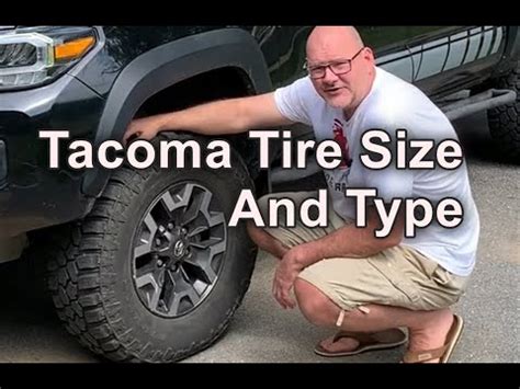 Tacoma Tire Size And Type - YouTube