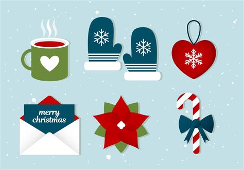 Free Flat Design Vector Winter Holiday Icons 162989 Vector Art at Vecteezy