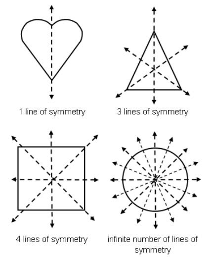 Related Keywords & Suggestions for line symmetry of shapes