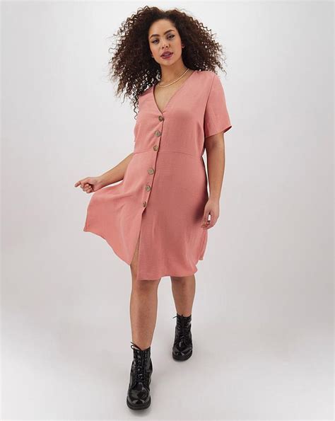 Colour in 2020 | Dusky pink dress, Dresses, Skater dress