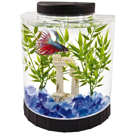 Tetra LED Half Moon Betta Aquarium, Betta Fish Tank (29049) $9.89