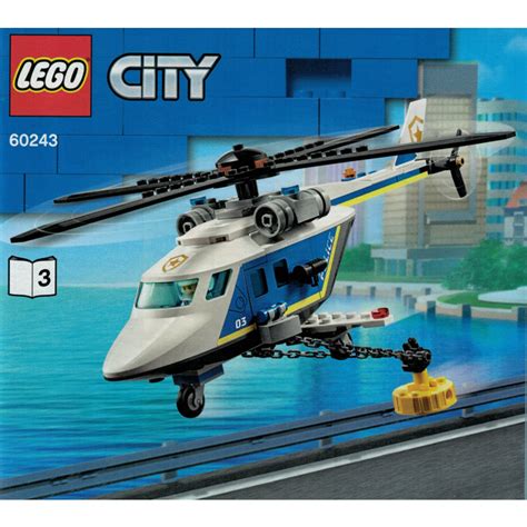 LEGO Police Helicopter Chase Set 60243 Instructions | Brick Owl - LEGO ...