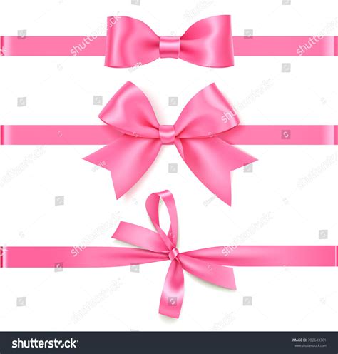 10,654 Pink satin ribbon bow Stock Vectors, Images & Vector Art | Shutterstock