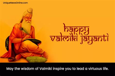 Maharishi Valmiki Jayanti 2023 Date: Wishes, Images, Messages, Quotes, Greetings, and Shayari To ...