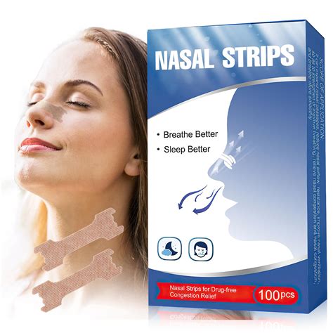 Nose Strips for Sleeping Nasal Strips Reduce Sonring for Better Nose Breathing Nasal Tape ...