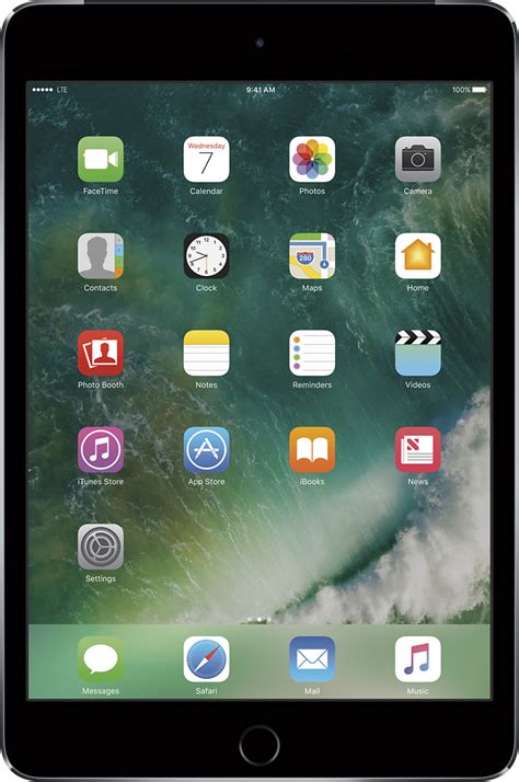 Best Buy: Apple iPad mini 4 Wi-Fi + Cellular 16GB (Sprint) Space Gray ...