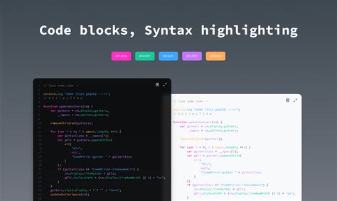 Code blocks, Syntax highlighting | Figma Community