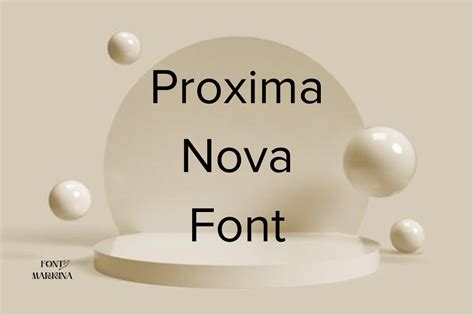 Proxima Nova Font Free Download