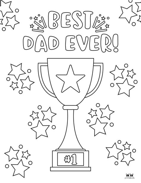 Father's Day Coloring Pages - 10 FREE Pages | Printabulls Dinosaur ...