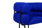 Ubi Armchair - modern comfy blue living room armchair - noo.ma