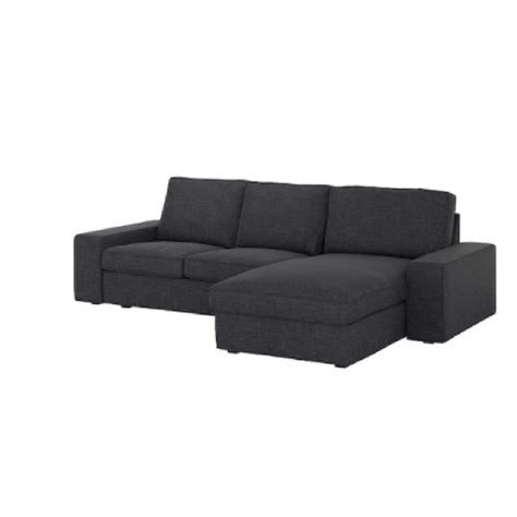 IKEA 3 Piece Sofa Sectional Dark Grey - AptDeco