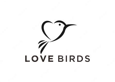 Premium Vector | Love bird logo design vector illustration