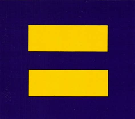 Equality Symbol - Bumper Sticker / Decal or Magnet - Peace Resource Project