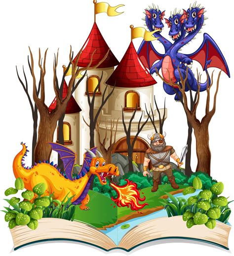 dragon books - Clip Art Library