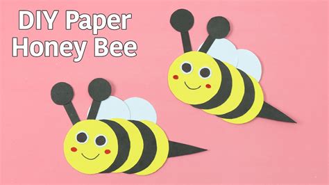 DIY PAPER HONEYBEE CRAFT | HOW TO MAKE HONEYBEE PAPER CRAFT | HONEY BEE STEP BY STEP #N56 - YouTube