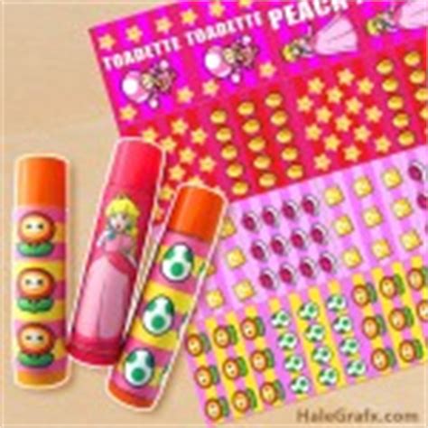 FREE Printable Super Mario Bros. ChapStick Labels