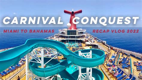 Carnival Conquest 3 Day Cruise from Miami to Bahamas 2022 - YouTube