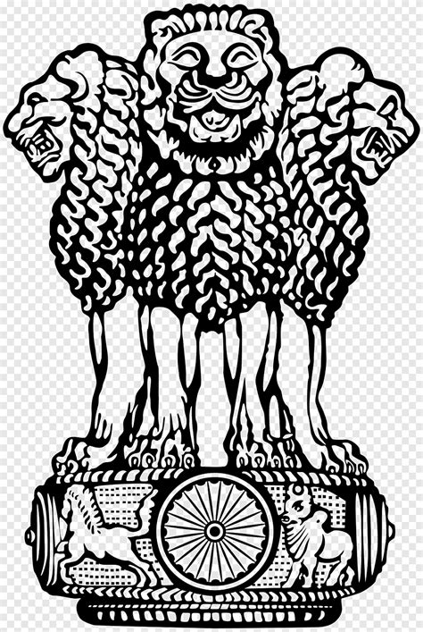 Lion Capital of Ashoka Sarnath Pillars of Ashoka State Emblem of India National symbols of India ...