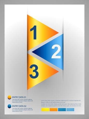 triangle infographic template 221326 Vector Art at Vecteezy