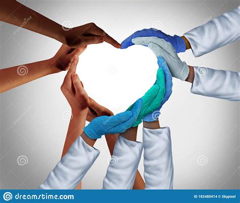 Community and Health Workers Stock Illustration - Illustration of ...