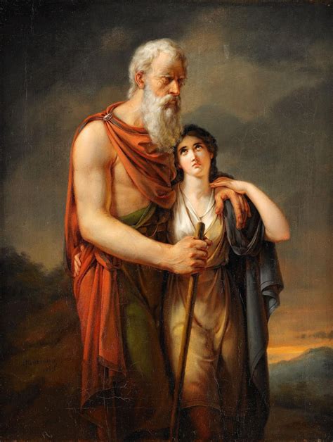 Per Gabriel Wickenberg - Oedipe et Antigone | Peinture