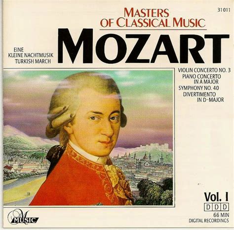 Mozart* - Masters Of Classical Music, Vol.1: Mozart (1994, CD) | Discogs