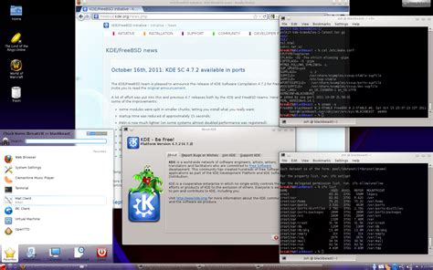 KDE/FreeBSD initiative - Screenshots