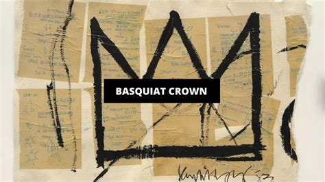 Basquiat Crown | Luxury Art Canvas