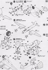 三菱 G4M2E 一式陸上攻撃機 24型 丁 桜花 11型付 プラモデル 設計図3 sketch template