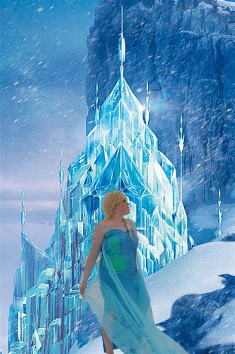 Ice Palace - Elsa / Frozen by Kibamarta on DeviantArt