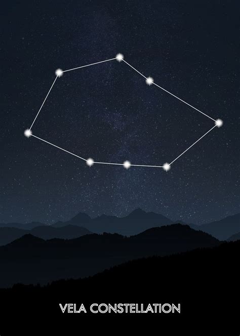 'Vela Constellation' Poster by HEMERSON | Displate | Constellation poster, Constellations ...