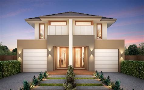 The Bayside Home - Browse Customisation Options | Metricon | Duplex design, Modern house design ...