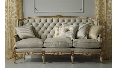 High End and Sophisticated Ivory Sofa Set from our European hand pa...