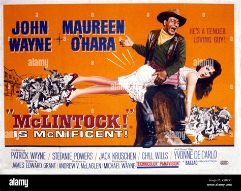 MCLINTOCK! [US 1963] JOHN WAYNE, MAUREEN O'HARA Date: 1963 Stock Photo: 157188025 - Alamy