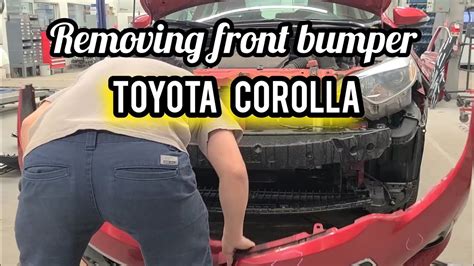 Tanggalin at e Repair front Bumper Toyota Corolla | How to Remove front bumper Toyota Corolla ...