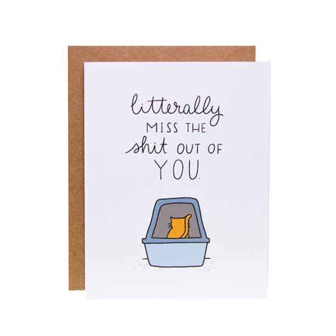 Funny Miss You Cards - Etsy