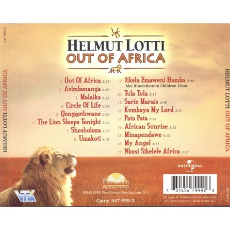 Out Of Africa - Helmut Lotti, Golden Symphonic Orchestra mp3 buy, full ...